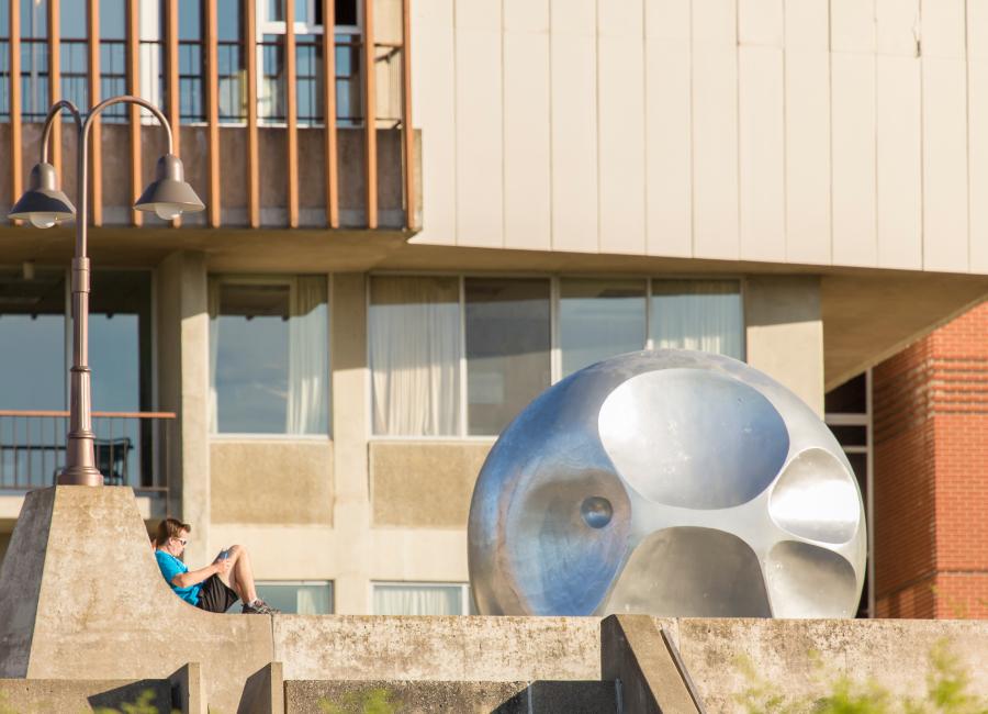 Ithaca College "Fish" Sculpture