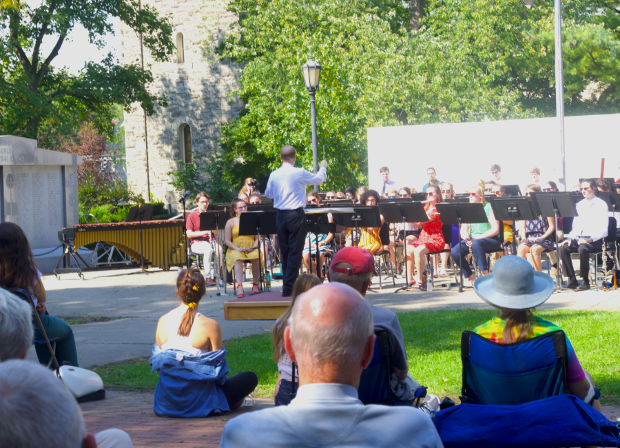 Founder's Day concert in DeWitt Park