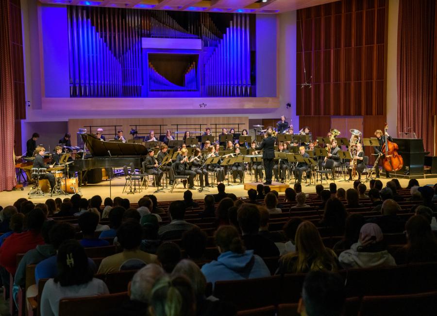Wind Ensemble On Stage