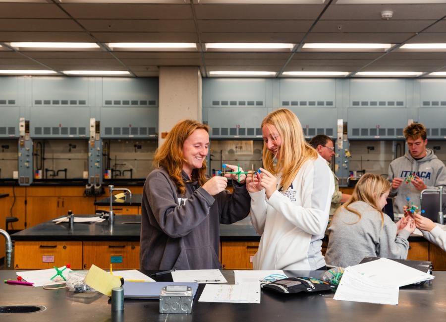 Students Explore in the laboratory