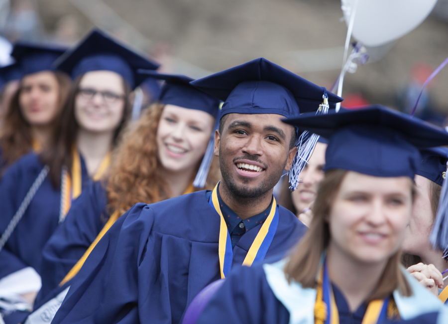 Student at graduation