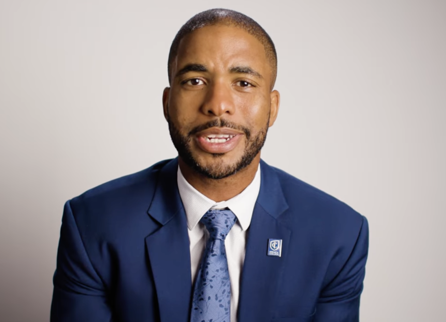 A screen grab from a video of Dr. Stanley Bazile.