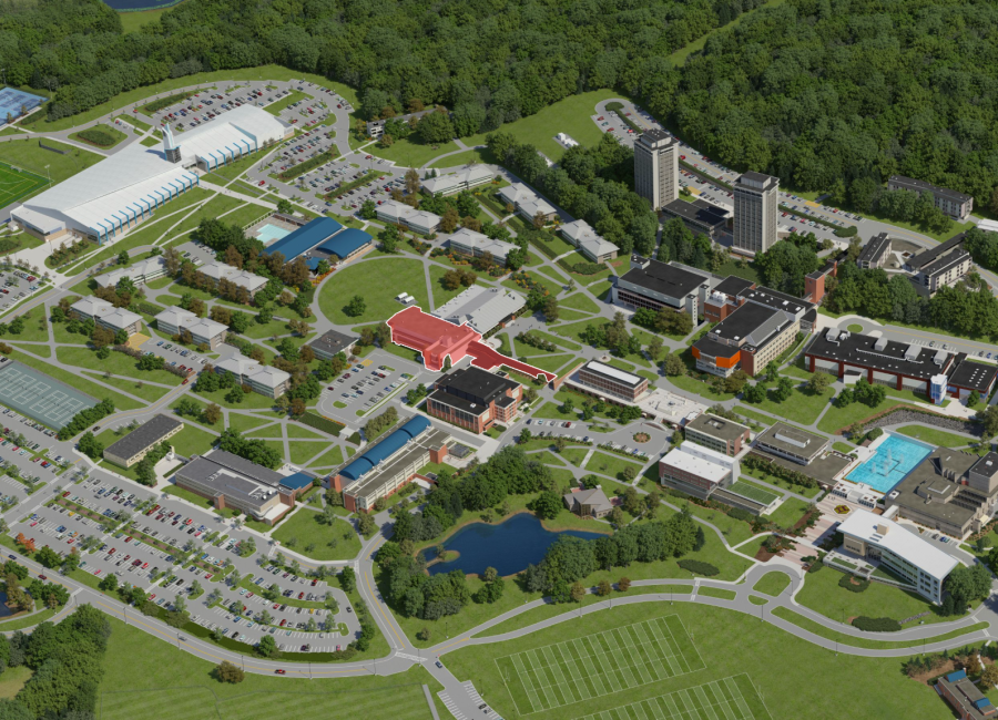 Example of the Ithaca College online map, which is fully accessible 