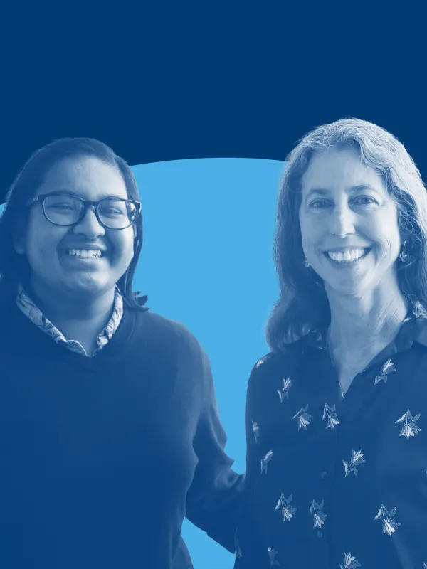 Antara Sen ’22 and Professor Beth Ellen Clark Joseph