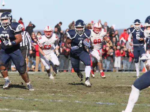 Football players playing football
