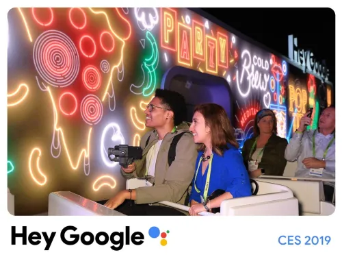 students at CES conference