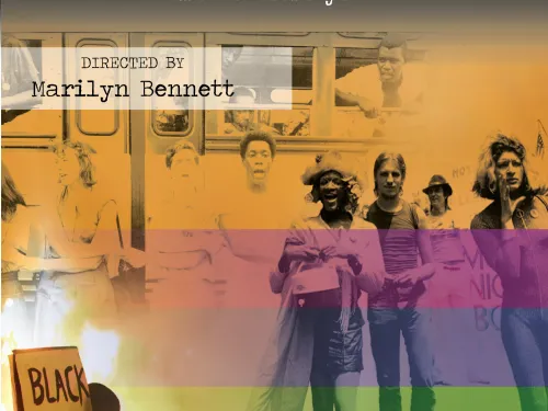 people with rainbow colors