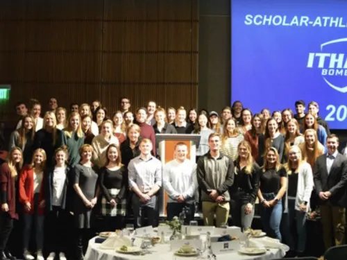 Student-Athletes at luncheon