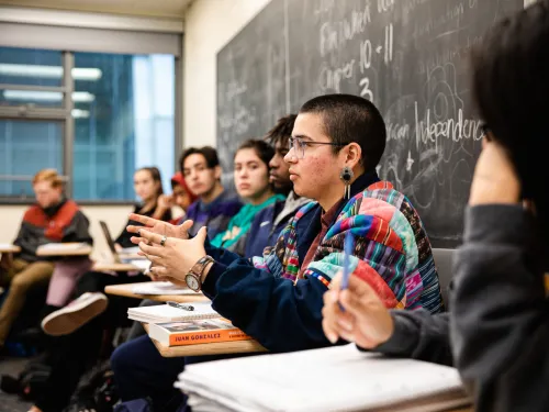 students in a classroom