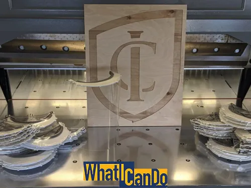 print shop with masks.