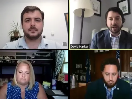 Screenshot of speakers