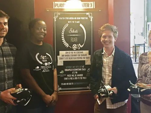 Fiona Okumu with winners