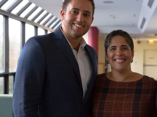 Shirley M. Collado and Svante Myrick