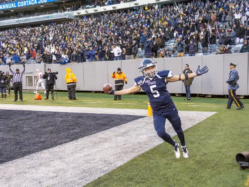 Andrew Vito Celebrating a Touchdown