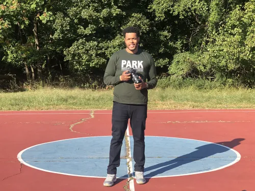 Ellis Williams on basketball court