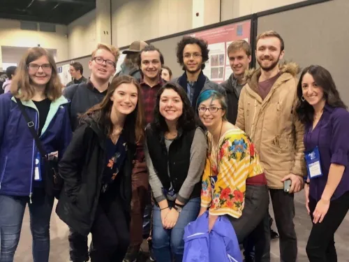 Students at National Physics Congress