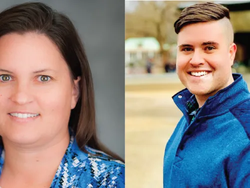 Christina Moylan and Samm Swarts