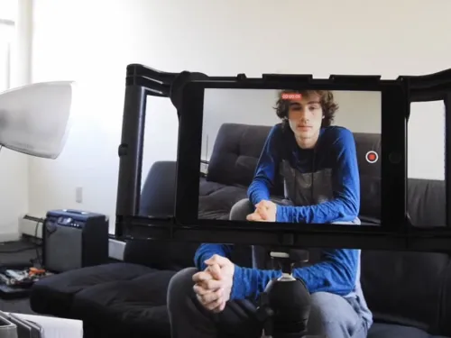 Ryan Bieber behind the camera