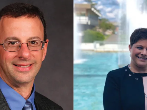 David Weil and Jenna Linskens