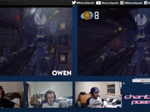 Screenshot of esports club playing a game