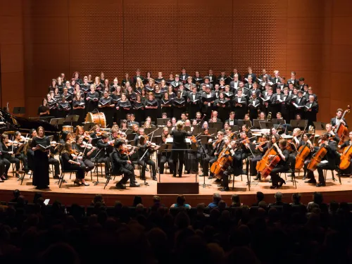 ensemble performing on tour