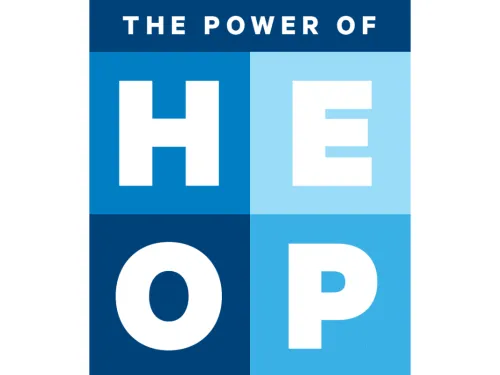 Graphic that says The Power of HEOP