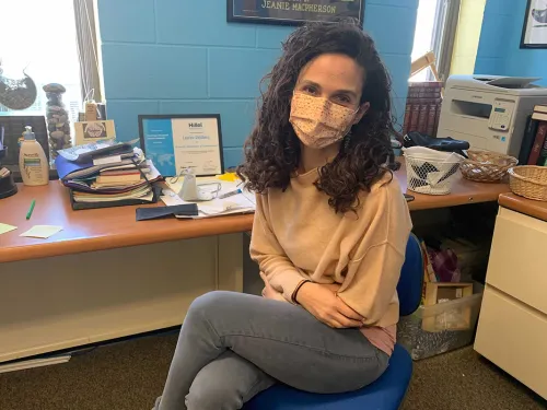 Lauren Goldberg in her office