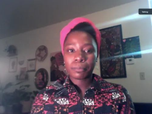 Nicole LaFave ’07 on a Zoom