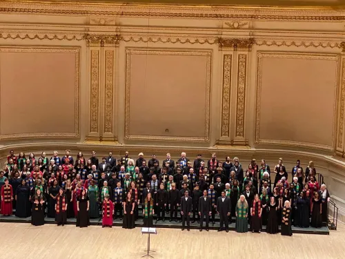 Singers at Carnegie Hall