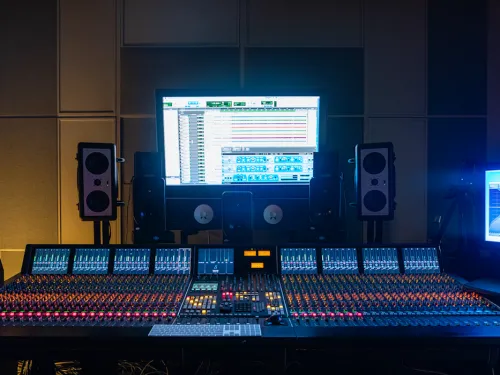 Sound recording equipment and a monitor