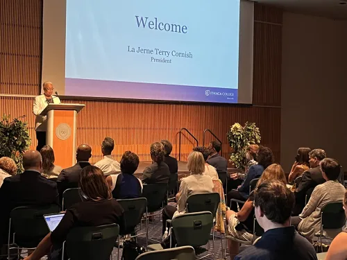 president at welcome