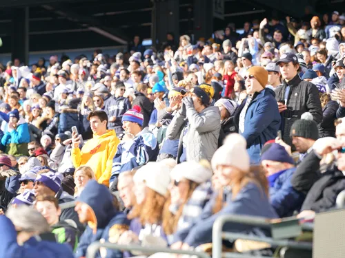 Students in the Stands at MetLife