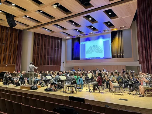 Band Performing on Stage