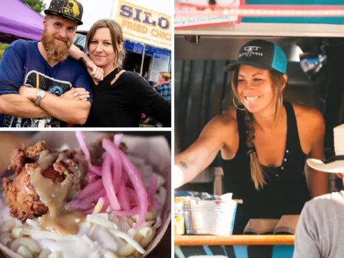 Silo Food Truck Food and owner Katie Foley