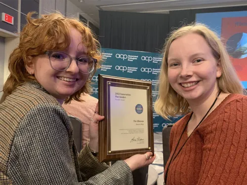 Caitlin Holtzman and Eleanor Kay