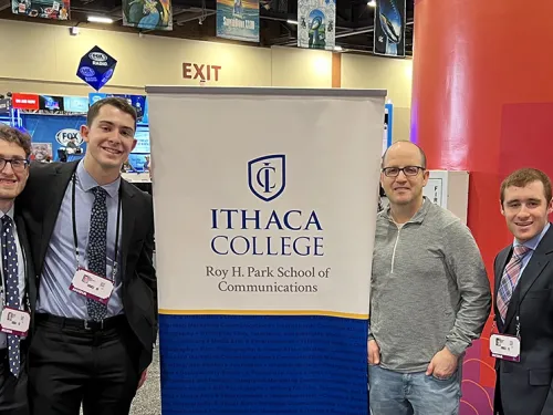 Students with Andrew Marchand