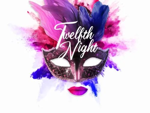 illustration of mask and lips