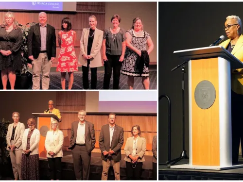 President Cornish and members of the President's Cabinet