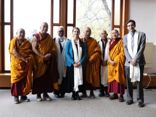 LTC with monks