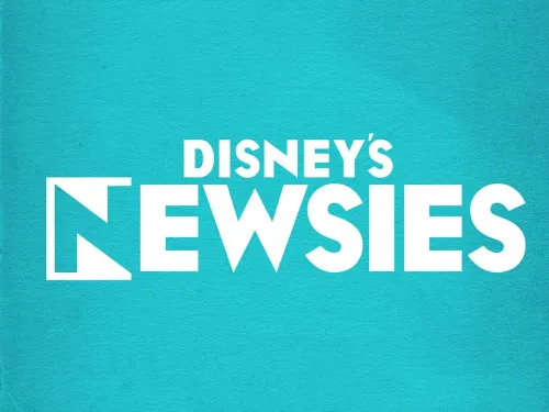 The words Disney's Newsies