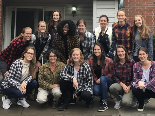 Cozzolino with students