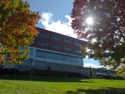 Dorothy D. and Roy H. Park Center for Business and Sustainable Enterprise in the fall