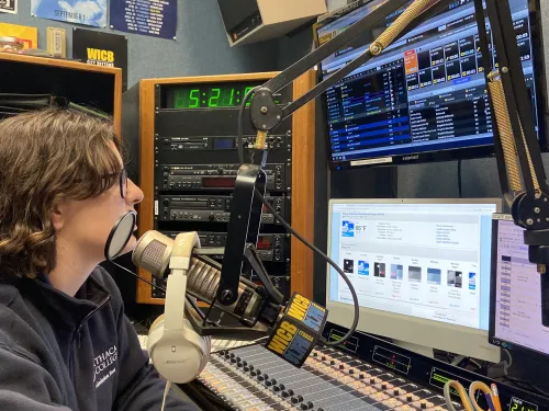 WICB is a popular place for students to practice their craft