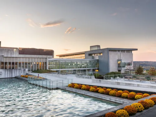 Photo of Peggy Ryan Williams Center at Sunset