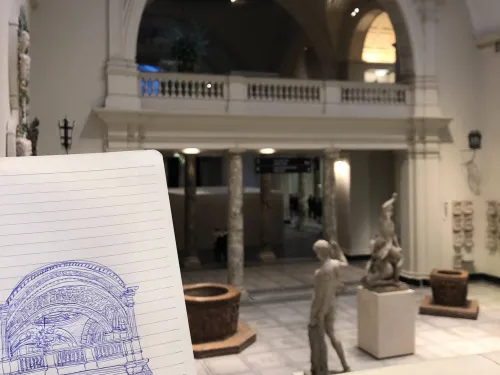 museum sketch
