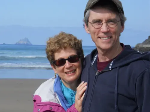 Greg Bostwick and Julia Bonney ’72 in Ireland.