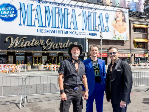 Victor Wallace on Opening Night of Mamma Mia!