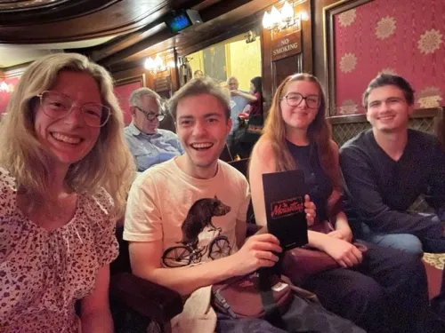 Eli and Friends at the theatre