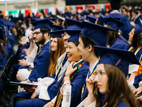 Students Celebrating their May Commencement