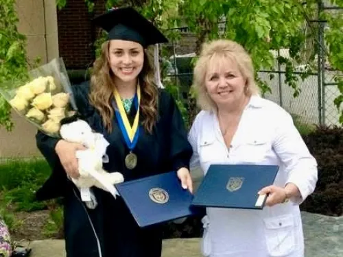 Georgina '75 and Suzette ’13, MS ’15 Moschetti